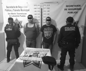 Detenidos en San Martín Texmelucan con drogas y $85,000