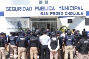 Despliegue del Operativo Semana Segura 2024 en San Pedro Cholula