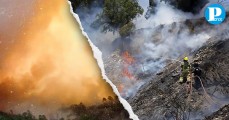 Brigadistas controlan incendio en Cerro Zapotecas