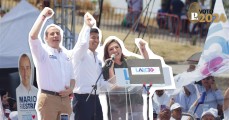 “Lalo gobernador”, corean simpatizantes de Lalo Rivera en su inicio de campaña