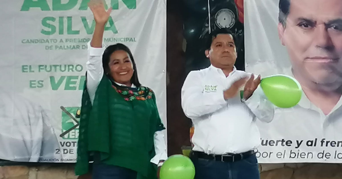 Adán Silva Valeriano, candidato del Partido Verde Ecologista, dio inicio a su campaña para la presidencia municipal de Palmar Bravo