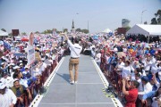 Mario Riestra arranca su campaña con el respaldo de 25 mil personas en Puebla