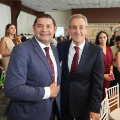 Pepe Chedraui y Alejandro Armenta unen esfuerzos por el progreso de Puebla
