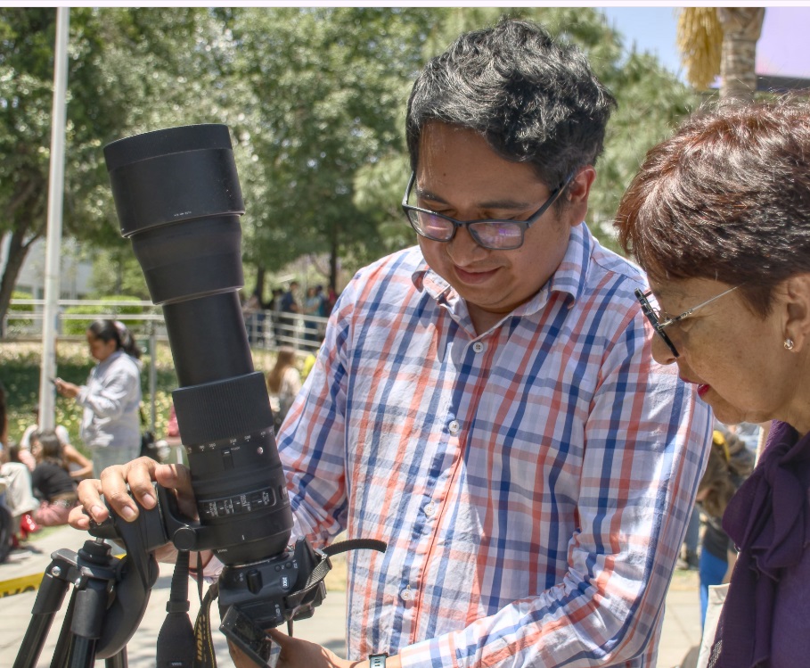 Observación del eclipse