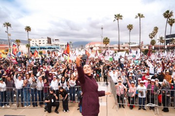 Claudia Sheinbaum y la comunidad científica de Ensenada unidos por el agua potable en Baja California