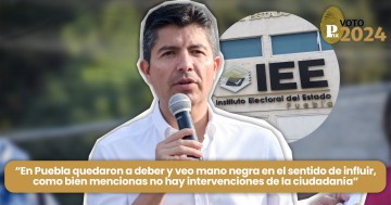 Lalo Rivera criticó el formato del debate organizado por el IEE, al señalar que hay mano negra al no permitir la participación de la ciudadanía