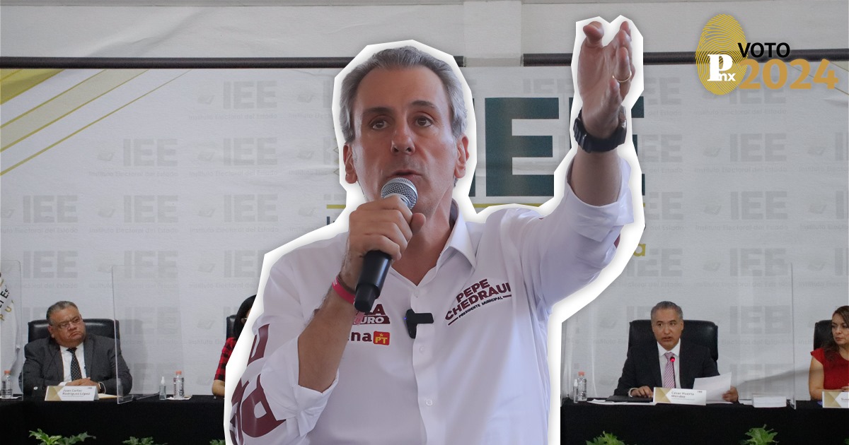 El candidato, Pepe Chedraui, aseguró que él solo debatirá contra sus adversarios si el Instituto Electoral del Estado (IEE) quien lo convoca. 