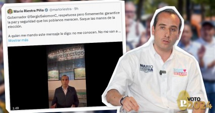 “Tu cabeza vale 15 mil pesos”, amenazan a Mario Riestra en Totimehuacán