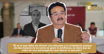 Riestra debe pedir perdón por el montaje de su amenaza en Totimehuacán: Morena