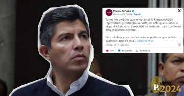 Morena se solidariza con los hechos ocurridos hacía Lalo Rivera, piden no politizar el acto.