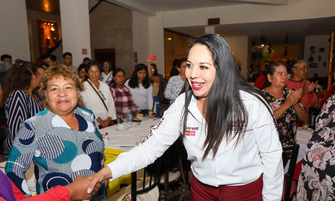 Candidata de Morena a la presidencia municipal, Tonantzin Fernández