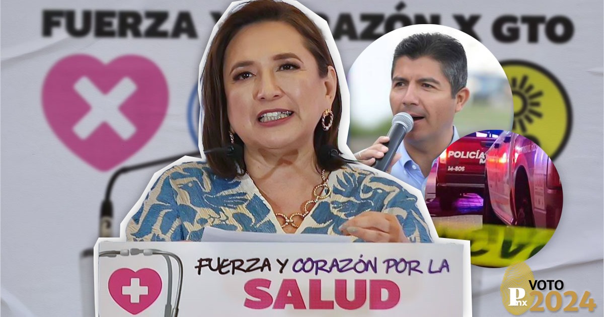 Xóchitl Gálvez pide incrementar la seguridad para el candidato Lalo Rivera tras atentado. 