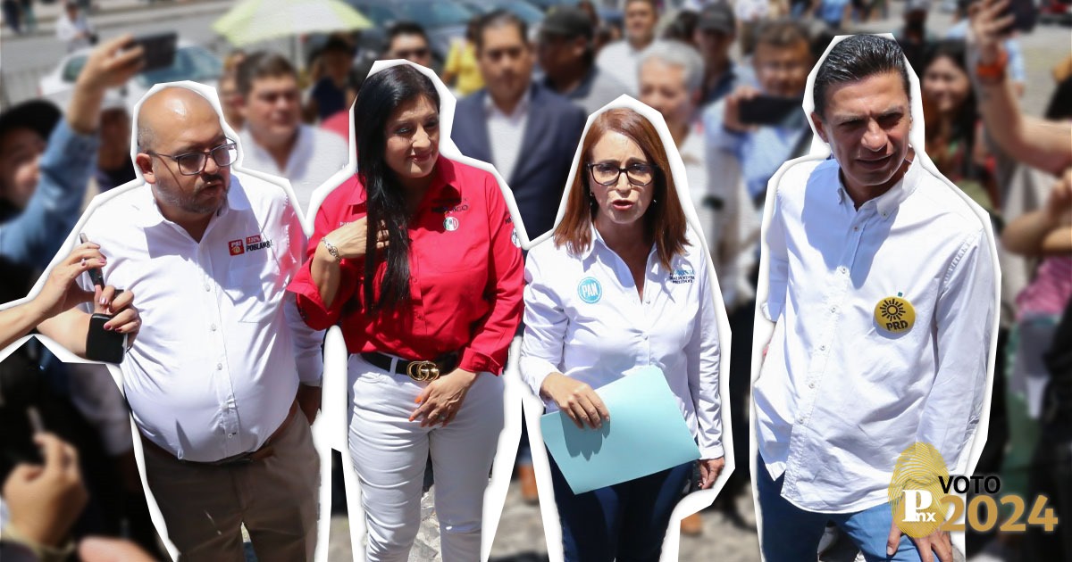 Los líderes del PRIANRD de Puebla entregaron un documento con demandas de seguridad, a fin de que el gobierno garantice un proceso electoral pacífico.