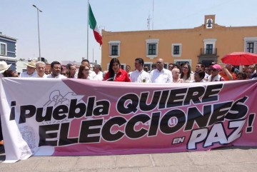 Alianza Mejor Rumbo para Puebla exige paz y orden en Casa Aguayo