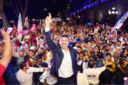 Triunfo en el debate Puebla 2024: Lalo Rivera agradece apoyo de simpatizantes