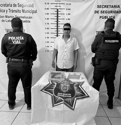 Detenido en Puebla por presunto secuestro y portaci&oacute;n ilegal de arma