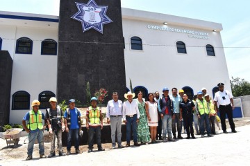 Sergio Salomón Céspedes impulsa seguridad en Tlatlauquitepec