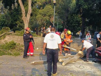 Vientos en Zona Metropolitana de Puebla Causan Polvareda