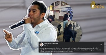 Jesús Moncada Gómez denuncia acto violento en su contra