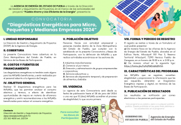 Diagnósticos Energéticos 2024 para PyMEs en Puebla