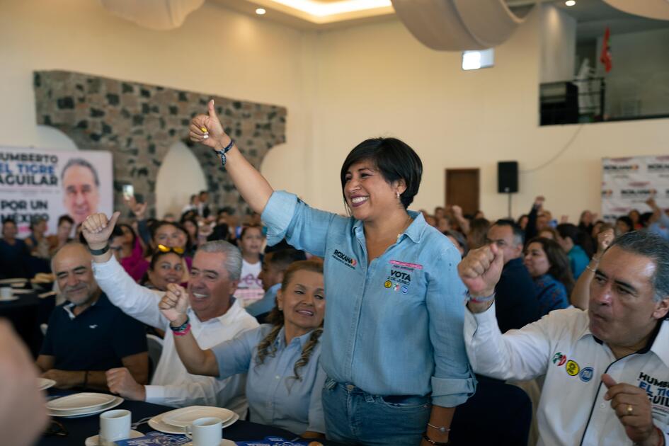 Roxana Luna agradece apoyo de ex alcaldes priistas en Cholula