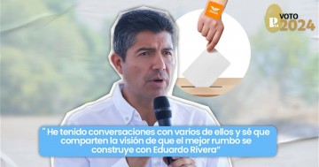 Rivera pide a candidatos de MC votar por él. 