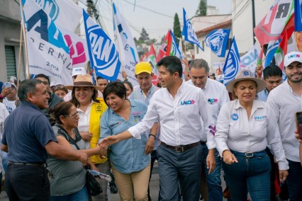 Roxana Luna y Eduardo Rivera, propuestas para mejorar Cholula