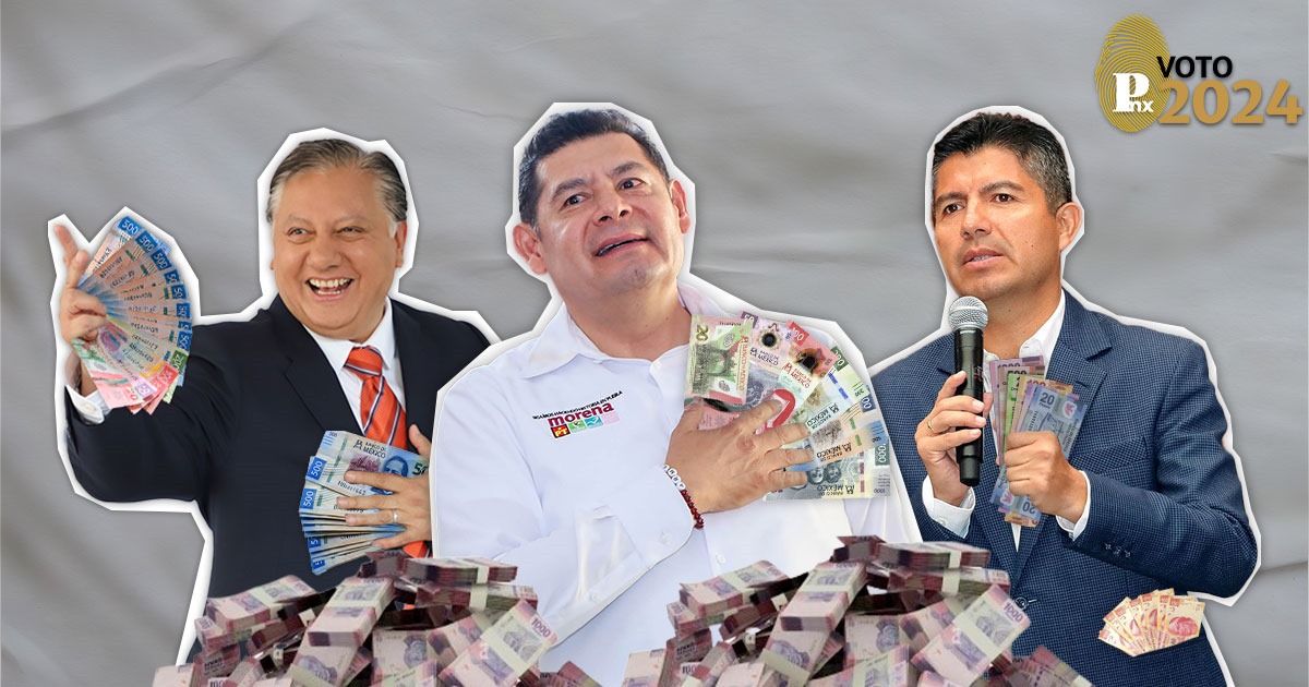 Eduardo Rivera ha gastado 22 millones en su campaña electoral, Armenta 8 millones