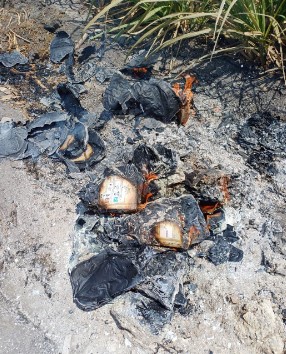 Robo y quema de boletas en Tlapanalá, Puebla