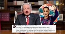 AMLO celebra la victoria de Claudia Sheinbaum