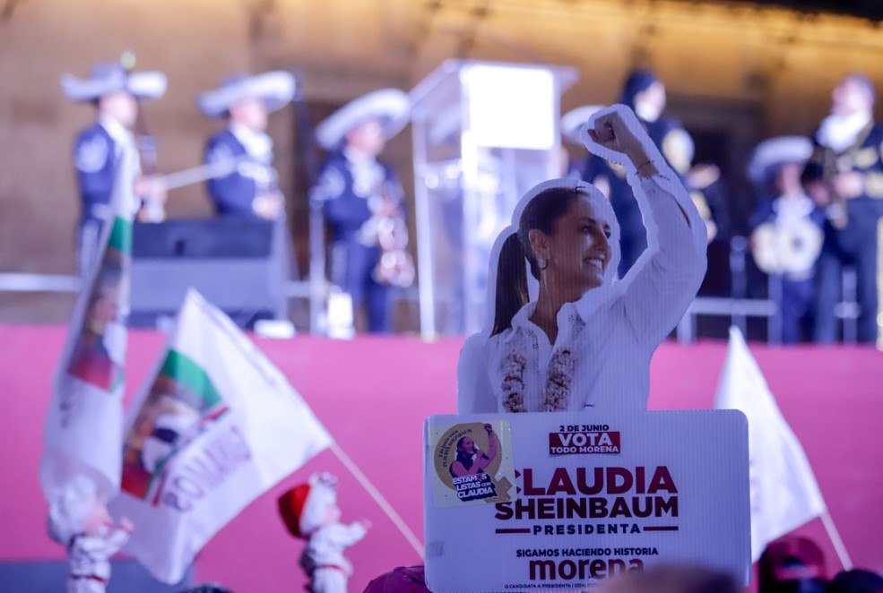 Festejo de Claudia Sheinbaum, Presidenta, en el zócalo capitalino