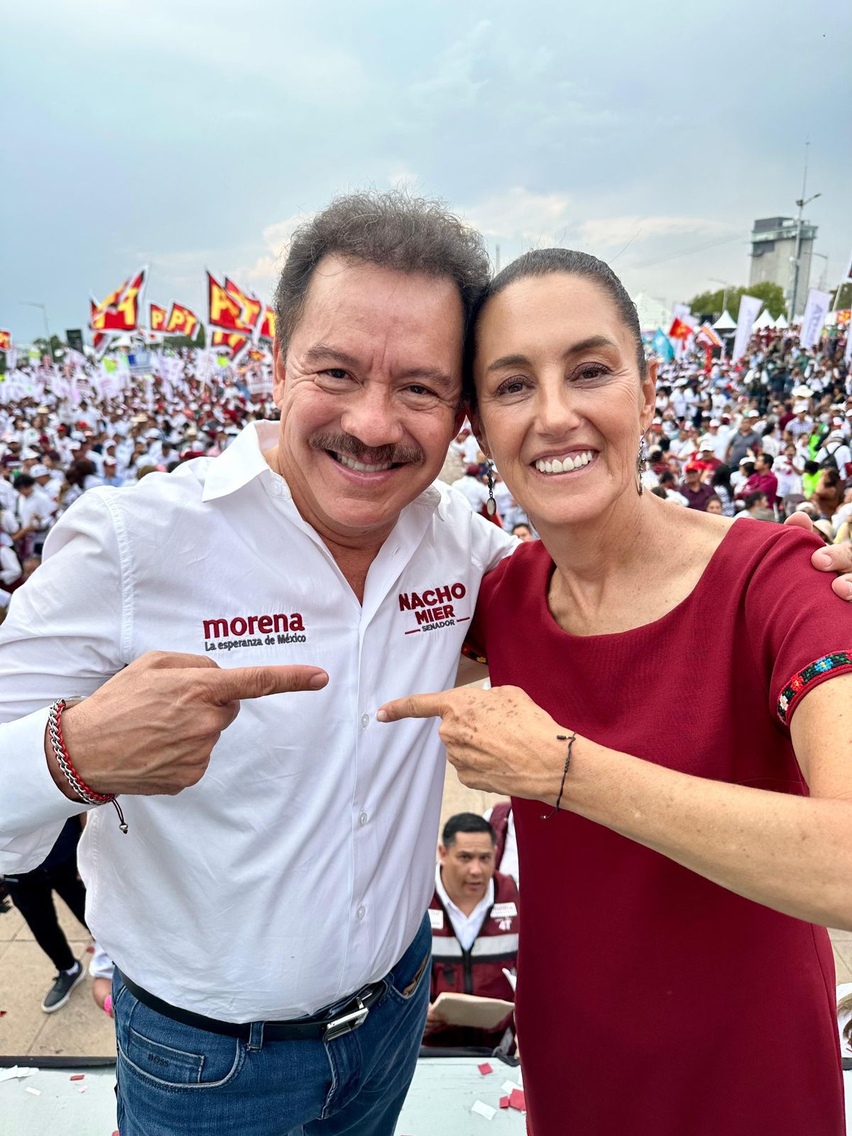 Ignacio Mier celebra el triunfo de Claudia Sheinbaum y agradece al pueblo de México