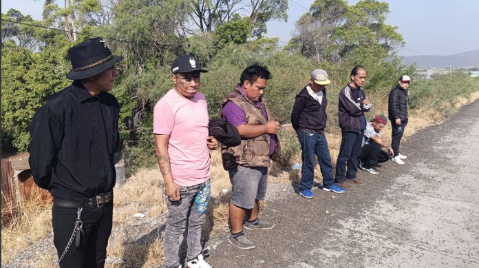 Siete sujetos detenidos en Tlapanalá 