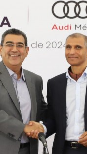 Puebla y Audi anuncian inversión de mil millones en electromovilidad