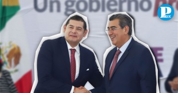 Salomón y Armenta presentan equipo para el cambio de gobierno en Puebla