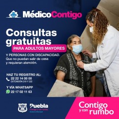 Consultas médicas gratuitas a domicilio en Puebla 