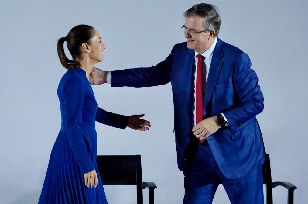 Claudia Sheinbaum y Marcelo Ebrad