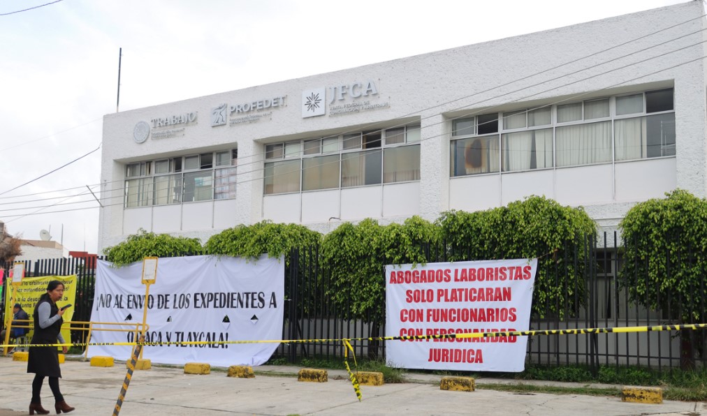 Exigen no trasladar la Junta Federal de Conciliación y Arbitraje (JFCA) de Puebla