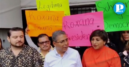 Marco Antonio Valencia y Roxana Luna exigen destitución de consejeros del IEE