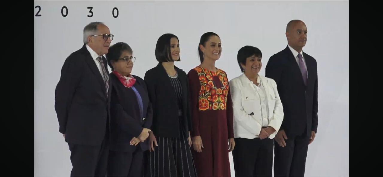 Claudia Sheinbaum presenta a cinco funcionarios más que formarán parte de su gabinete