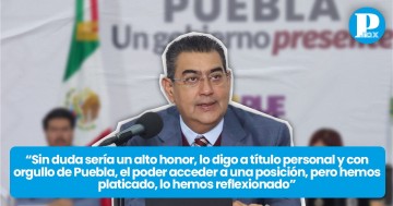 Salomón Céspedes se quedará hasta terminar su gobierno en Puebla