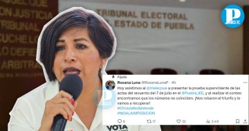 Roxana Luna lleva al Tribunal Electoral discrepancia de voto