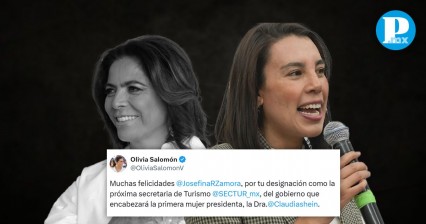 Josefina Rodríguez le arrebata Turismo a Olivia Salomón en el gabinete de Sheinbaum