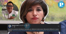 Roxana Luna y Mauricio Lozano marcharán a favor de la defensa del voto en San Pedro 