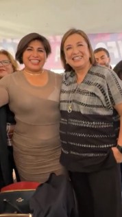 Xóchitl Gálvez apoya a Roxana Luna en lucha por fraude electoral en Puebla