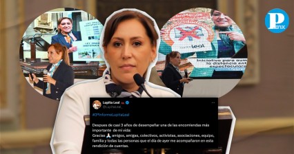 Lupita Leal resalta la aprobación de la Ley Manu y Elena en su tercer informe