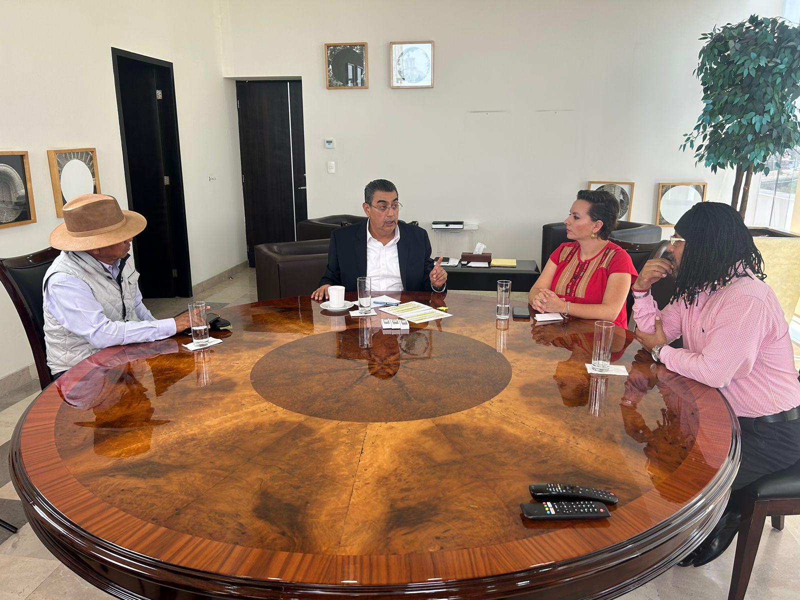 Póker de Ases, en entrevista con Sergio Salomón Céspedes, Gobernador de Puebla 