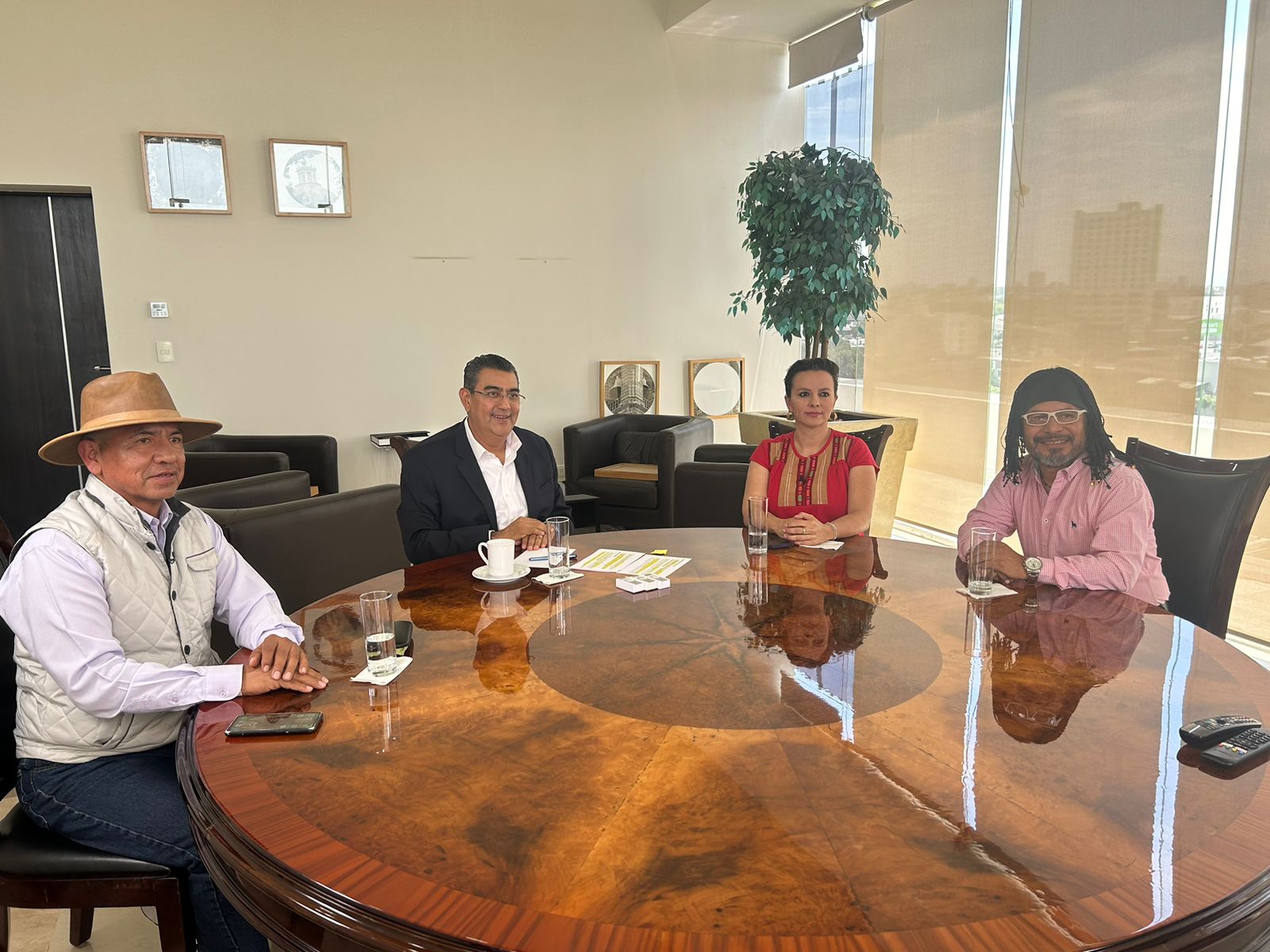 Póker de Ases, en entrevista con Sergio Salomón Céspdes, Gobernador de Puebla 