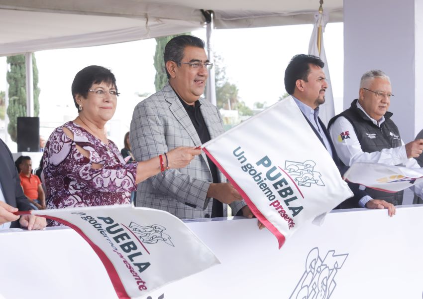 Con inicio de obras en Vía Atlixcáyotl, Sergio Salomón continúa estrategia de movilidad metropolitana