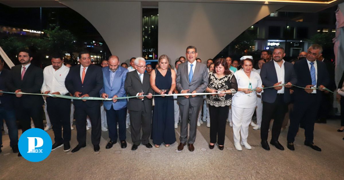 Sergio Salomón Céspedes inaugura Hospital Aqua en Angelópolis